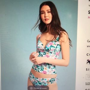Joules Tankini size 8 top & 10 bottoms